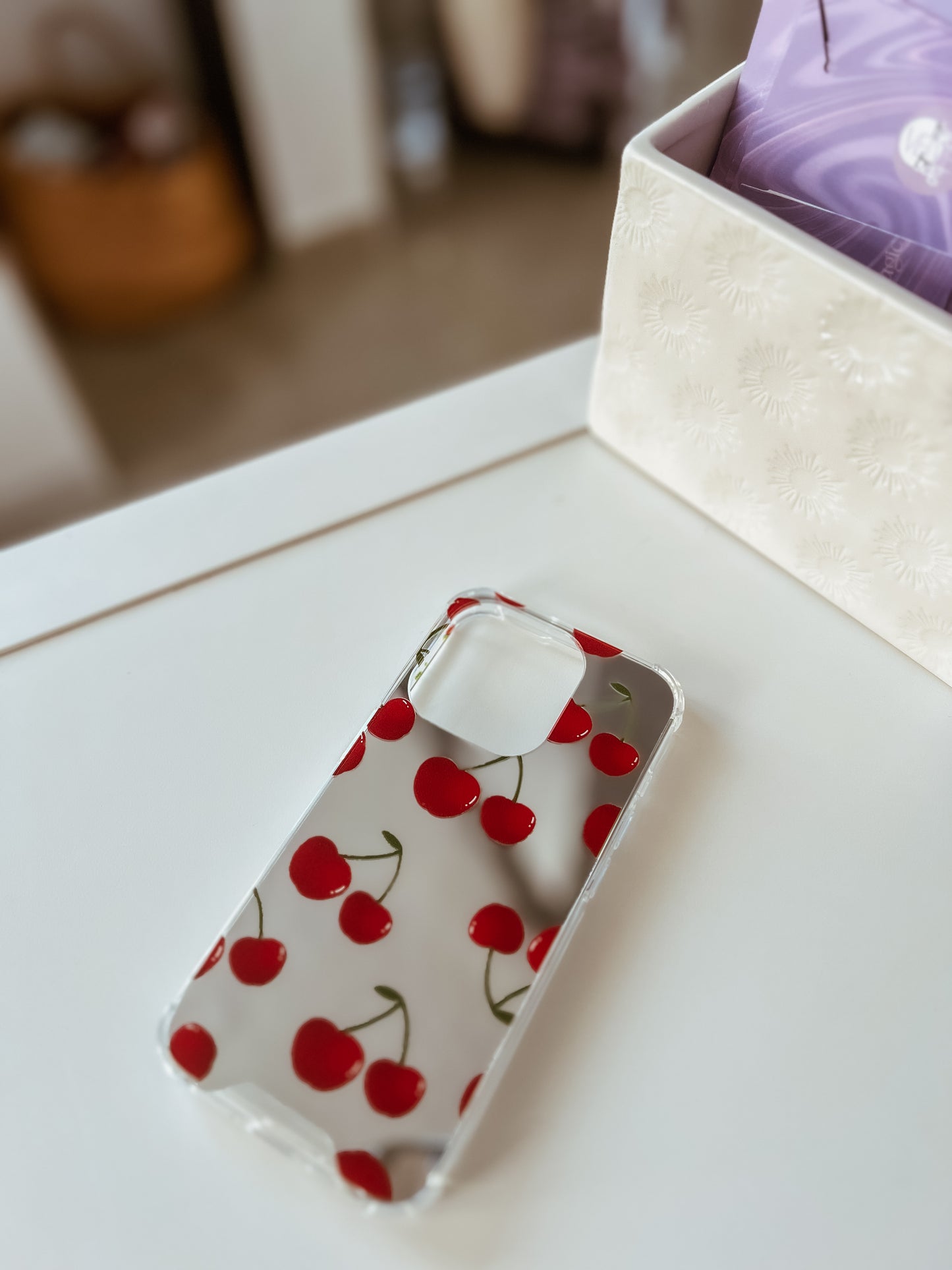 Cherries IPhone 15 pro case