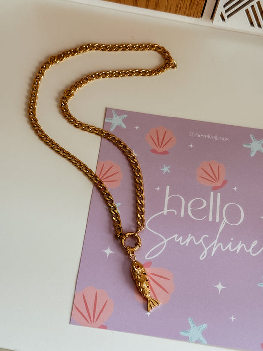 Cuban koi Necklace