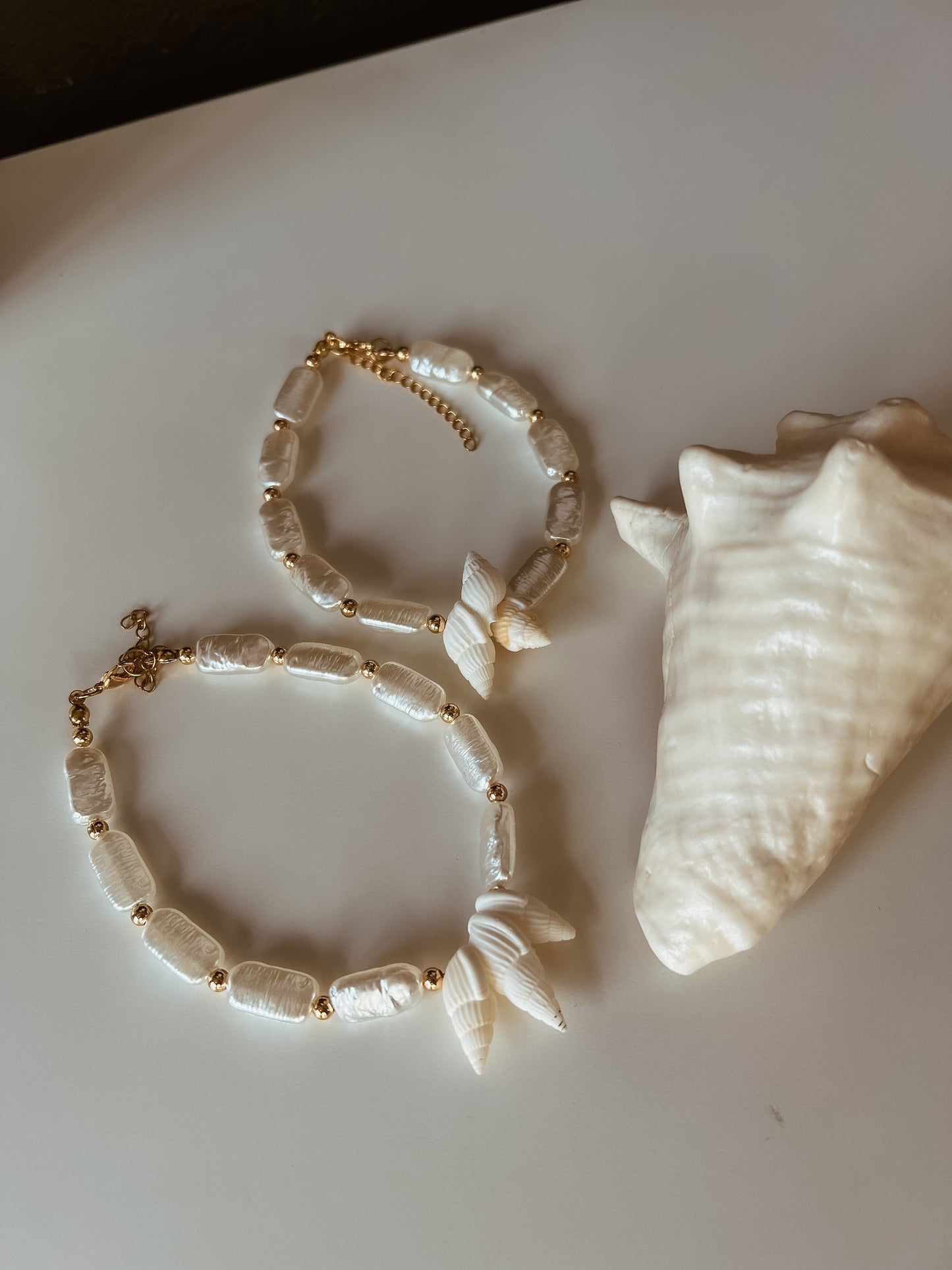 Seashells anklet